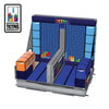 Image of Tetris commercial sticky wall inflatable game with life size Tetrimino pieces