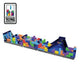 Tetris™ 68' Inflatable Obstacle Course 3-Piece Combo with Blowers