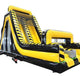 40' Venom Mega Inflatable Rock Climb Slide with Blower