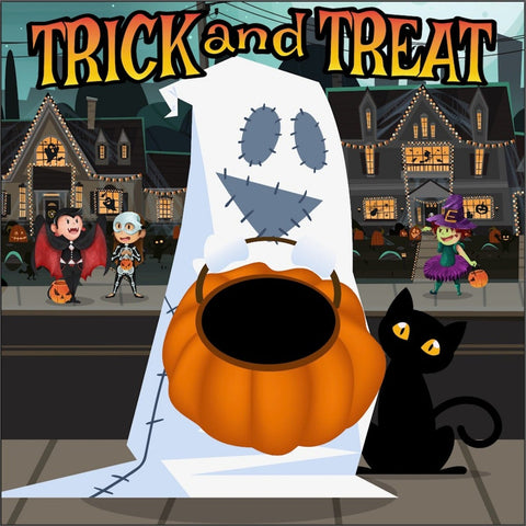 Trick or Treat Interactive Carnival Frame Game