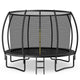 12FT ASTM Approved Recreational Trampoline with Ladder by Costway