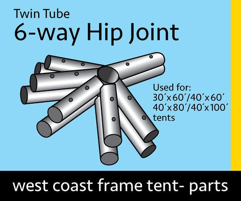 Twin Tube 6-way Hip Joint