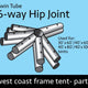 Twin Tube 6-way Hip Joint