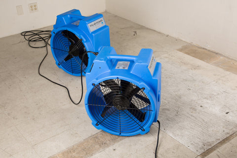 B-Air PB-X24 1/4 HP High Velocity Polar Axial Air Mover and Blower Fan: Blue