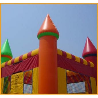 Ultimate Jumpers Commercial Bouncers Multicolor Castle Moon Jump by Ultimate Jumpers Multicolor Castle Moon Jump by Ultimate Jumpers SKU# J044