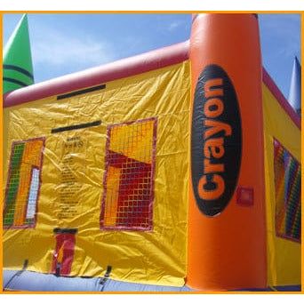 Ultimate Jumpers Commercial Bouncers Multicolor Crayon Inflatable Jumper By Ultimate Jumpers 781880281436 J111 Multicolor Crayon Inflatable Jumper By Ultimate Jumpers SKU# J111