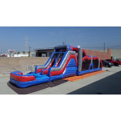 Ultimate Jumpers Inflatable Bouncers 12'H Marble Obstacle Course by Ultimate Jumpers I105