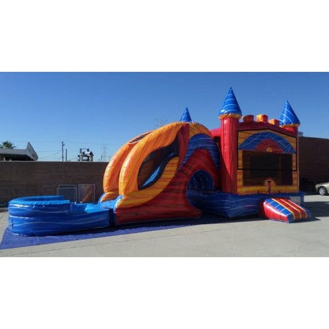 Ultimate Jumpers Inflatable Bouncers 15'H 3 in 1 Wet & Dry All Marble Combo by Ultimate Jumpers 781880240921 C150