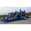 Image of Ultimate Jumpers Inflatable Bouncers 15'H 3 In 1 Wet & Dry Blue And Yellow Marble Combo by Ultimate Jumpers C153 15'H Dual Lane Wet & Dry Tropical Combo by Ultimate Jumpers SKU C153