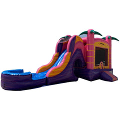 Ultimate Jumpers Inflatable Bouncers 15'H 3 IN 1 Wet & Dry Flamingo Combo by Ultimate Jumpers