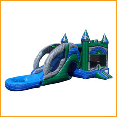 Ultimate Jumpers Inflatable Bouncers 15'H 3 in 1 Wet & Dry Marble Combo by Ultimate Jumpers 781880240914 C151