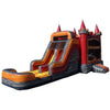 Image of Ultimate Jumpers Inflatable Bouncers 15'H Dual Lane Wet & Dry Castle Module Marble Combo by Ultimate Jumpers C156 15'H Dual Lane Wet & Dry Castle Module Marble Combo by Ultimate Jumpers SKU # C156