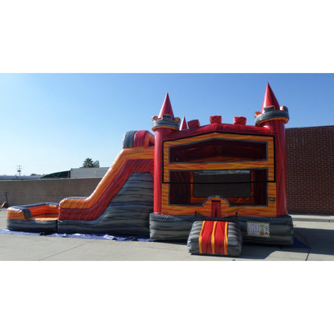 Ultimate Jumpers Inflatable Bouncers 15'H Dual Lane Wet & Dry Castle Module Marble Combo by Ultimate Jumpers C156 15'H Dual Lane Wet & Dry Castle Module Marble Combo by Ultimate Jumpers SKU # C156