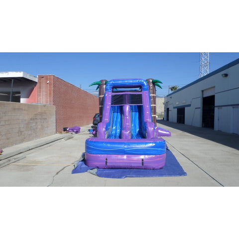 Ultimate Jumpers Inflatable Bouncers 15'H Dual Lane Wet & Dry Tropical Marble Combo by Ultimate Jumpers C158 15'H Dual Lane Wet & Dry Tropical Marble Combo by Ultimate Jumpers SKU # C158