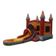 15'H Red Front Load Wet & Dry Marble Combo by Ultimate Jumpers