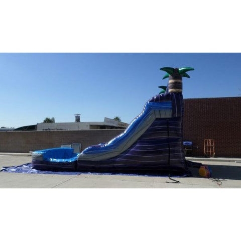 Ultimate Jumpers Inflatable Bouncers 15′H Tropical Marble Water Slide by Ultimate Jumpers