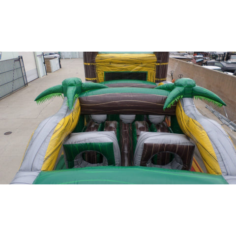 Ultimate Jumpers Inflatable Bouncers 15'H Tropical Wet & Dry Obstacle Course by Ultimate Jumpers I102