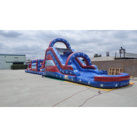 Ultimate Jumpers Inflatable Bouncers 18'H All American Wet & Dry Obstacle Course by Ultimate Jumpers 16'H Wet/Dry Obstacle Course by Ultimate Jumpers SKU#I039