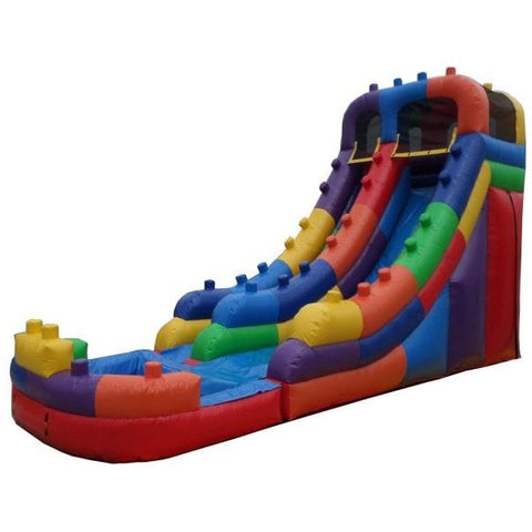 Ultimate Jumpers Inflatable Bouncers 18'H Block Party Wet & Dry Slide by Ultimate Jumpers W132