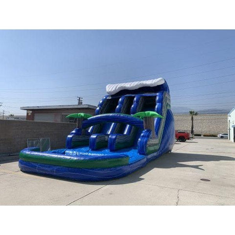 Ultimate Jumpers Inflatable Bouncers 18'H Dual Lane Water Slide by Ultimate Jumpers