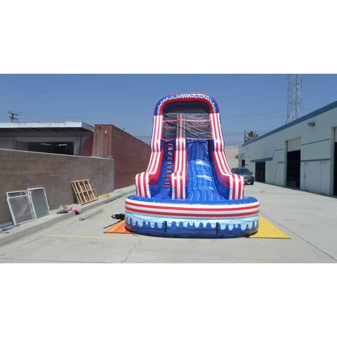 Ultimate Jumpers Inflatable Bouncers 19′H All American Water Slide by Ultimate Jumpers W133