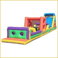 Ultimate Jumpers Inflatable Bouncers 20'H Inflatable Obstacle Course by Ultimate Jumpers 12'H Inflatable Indoor Double Lane Slide by Ultimate Jumpers SKU# N021