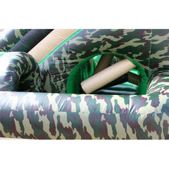18'H Inflatable Camo Obstacle Course by Ultimate Jumpers
