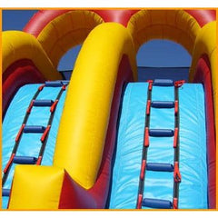 16'H Double Lane Obstacle Course by Ultimate Jumpers
