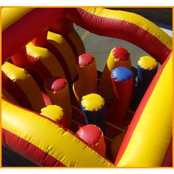 Ultimate Jumpers Inflatable Party Decorations 16'H Double Lane Obstacle Course by Ultimate Jumpers 781880240853 I031 16'H Double Lane Obstacle Course by Ultimate Jumpers SKU# I031