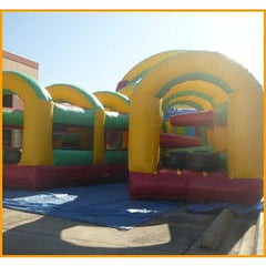 16'H X Shaped Obstacle Course by Ultimate Jumpers