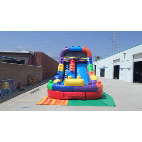 Ultimate Jumpers Water Parks & Slides 14'H Block Party Water Slide by Ultimate Jumpers 781880295679 W134 10'H Inflatable Single Lane Slip N Slide by Ultimate Jumpers SKU# W023