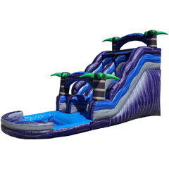 Ultimate Jumpers Water Slides 17' PURPLE TROPICAL WATER SLIDE by Ultimate Jumpers W124 17' PURPLE TROPICAL WATER SLIDE by Ultimate Jumpers SKU# W124