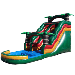 Ultimate Jumpers Water Slides 17' TROPICAL WATER SLIDE by Ultimate Jumpers W123 17' TROPICAL WATER SLIDE by Ultimate Jumpers SKU# W123