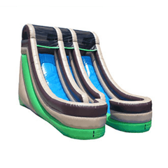 Ultimate Jumpers Water Slides 18′ INFLATABLE FRONT LOAD DOUBLE LANE SLIDE by Ultimate Jumpers S065 18′ INFLATABLE FRONT LOAD DOUBLE LANE SLIDE by Ultimate Jumpers S065