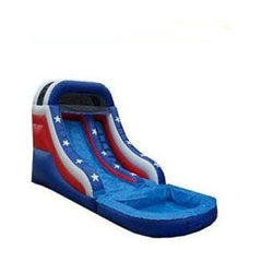 Ultimate Jumpers Waterslide 14′ INFLATABLE RED WHITE AND BLUE SPLASH by Ultimate Jumpers W106 14′ INFLATABLE RED WHITE AND BLUE SPLASH by Ultimate Jumpers W106