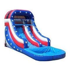 Ultimate Jumpers Waterslide 14′ INFLATABLE STAR SPANGLED SPLASH by Ultimate Jumpers W112 14′ INFLATABLE STAR SPANGLED SPLASH by Ultimate Jumpers SKU# W112