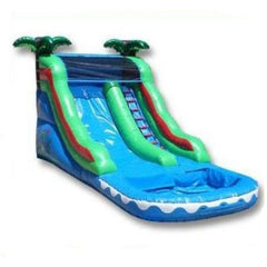 Ultimate Jumpers Waterslide 14′ INFLATABLE TROPICAL ISLAND WATER SLIDE by Ultimate Jumpers W083 14′ INFLATABLE TROPICAL ISLAND WATER SLIDE Ultimate Jumpers SKU# W083