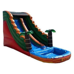 Ultimate Jumpers Waterslide 14′ INFLATABLE TROPICAL WATER SLIDE by Ultimate Jumpers W093 14′ INFLATABLE TROPICAL WATER SLIDE by Ultimate Jumpers SKU# W093