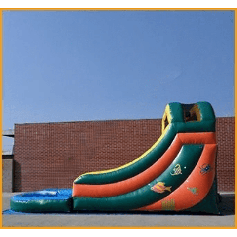 Ultimate Jumpers Waterslide 14′ INFLATABLE WET AND DRY SLIDE by Ultimate Jumpers W091 14′ INFLATABLE WET AND DRY SLIDE by Ultimate Jumpers SKU# W091