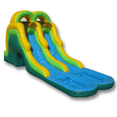 Ultimate Jumpers Waterslide 16′ BACK LOAD DOUBLE LANE WATER SLIDE by Ultimate Jumpers W045 16′ BACK LOAD DOUBLE LANE WATER SLIDE by Ultimate Jumpers SKU# W045