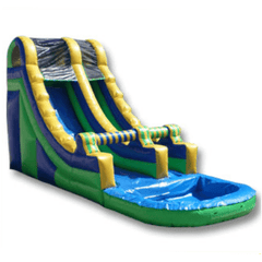 Ultimate Jumpers Waterslide 18′ SINGLE LANE WET AND DRY WATER SLIDE by Ultimate Jumpers W080 18′ SINGLE LANE WET AND DRY WATER SLIDE by Ultimate Jumpers SKU# W080