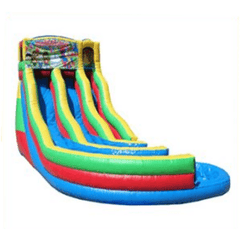 Ultimate Jumpers Waterslide 21′ INFLATABLE MODULE DOUBLE LANE CURVY WATER SLIDE by Ultimate Jumpers W113 21′ INFLATABLE MODULE DOUBLE LANE CURVY WATER SLIDE Ultimate Jumpers