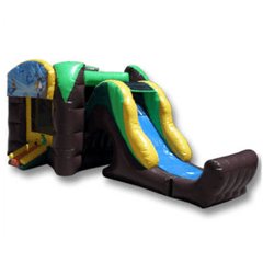 Ultimate Jumpers WET N DRY COMBOS 12' 3 IN 1 INFLATABLE RAIN FOREST COMBO by Ultimate Jumpers C083 12' 3 IN 1 INFLATABLE RAIN FOREST COMBO by Ultimate Jumpers SKU# C083