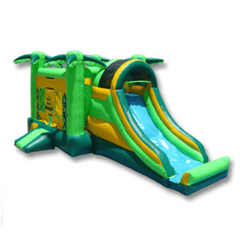 Ultimate Jumpers WET N DRY COMBOS 13' 3 IN 1 TROPICAL FOREST COMBO by Ultimate Jumpers C029 13' 3 IN 1 TROPICAL FOREST COMBO by Ultimate Jumpers SKU# C029