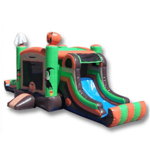 Ultimate Jumpers WET N DRY COMBOS 14' SPOOKY TOWN BOUNCER SLIDE COMBO by Ultimate Jumpers C093 14' SPOOKY TOWN BOUNCER SLIDE COMBO by Ultimate Jumpers SKU# C093