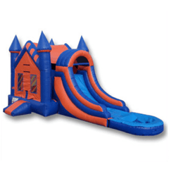 Ultimate Jumpers WET N DRY COMBOS 15' 3 IN 1 WET DRY CASTLE INFLATABLE COMBO by Ultimate Jumpers C105 15' 3 IN 1 WET DRY CASTLE INFLATABLE COMBO by Ultimate Jumpers C105