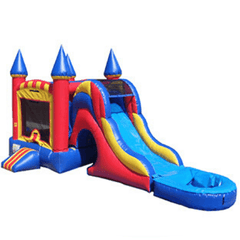 Ultimate Jumpers WET N DRY COMBOS 32'L 15'H 3 in 1 Wet Dry Arch Castle Slide Combo by Ultimate Jumpers C135 32"L 15"H 3 in 1 Wet Dry Arch Castle Slide Combo by Ultimate Jumpers SKU: C135