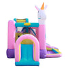 Image of Backyard Kids Unicorn Bounce House Rear View