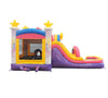 Image of Mega Unicorn Inflatable Water Slide Bounce House Combo with Blower