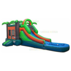 Unique World Inflatable Bouncers 12'H Jungle Monkey Wet Dry Inflatable Combo by Unique World 781880230144 MC008P 12'H Jungle Monkey Wet Dry Inflatable Combo by Unique World SKU MC008P